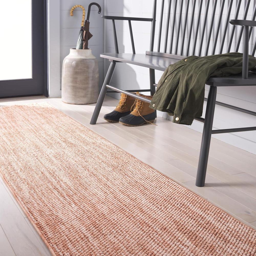 imageMartha Stewart x SAFAVIEH Area Rug Collection  5 x 8 Green NonShedding ampamp Easy Cleaning Ideal for Living Room Bedroom Office Dining Space MSR920YRust
