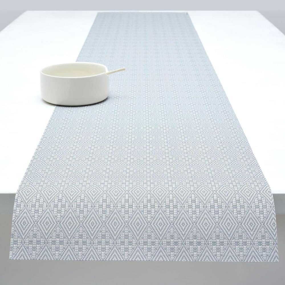 imageMartha by Martha Stewart  Chilewich Boxwood Table Runner in Burnt Coral  Easy Care Woven Textile  IndoorOutdoor  StainFade Resistant  14quot x 72quotSea