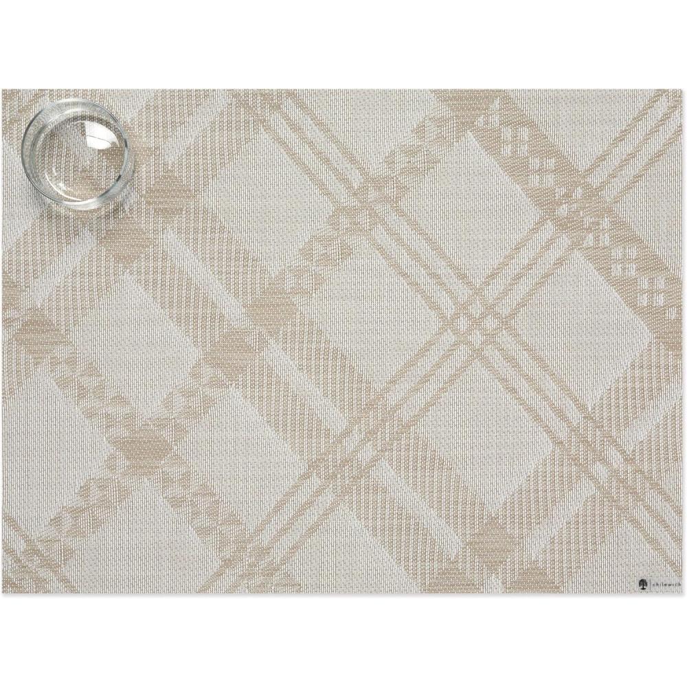 imageMartha by Martha Stewart Chilewich Ribbons Placemats in Burnt Coral Set of 4 Easy Care Woven Tabletop Textiles IndoorOutdoor 185quot x 135quot RectangleFlax