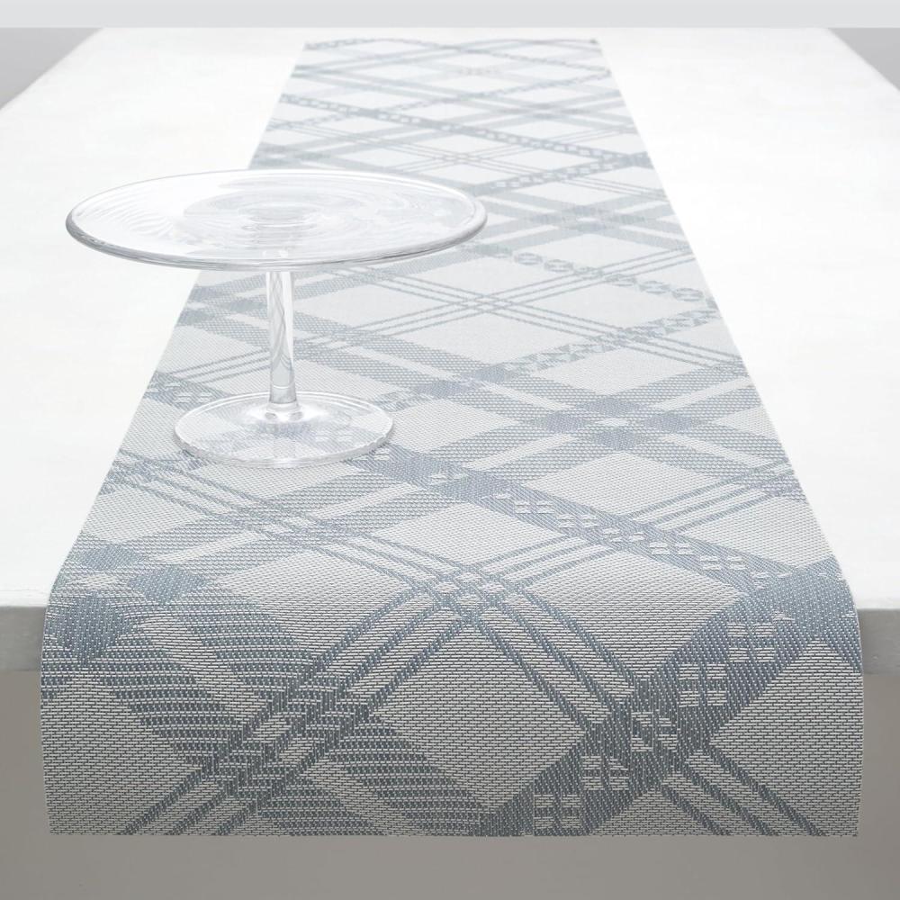 imageMartha by Martha Stewart  Chilewich Ribbons Table Runner in Wheat  Easy Care Woven Textile  IndoorOutdoor  StainFade Resistant  14quot x 72quotSea