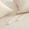 Martha Stewart – Full Size Sheets Set, Crisp & Tailored Cooling Sheets w/a Naturally Smooth Cotton Percale Lightweight Feel – Bed Sheets with Matching Pillowcases & Fitted Sheet (Skylands Solid Blue)(Skylands Solid Beige)