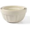 Martha Stewart Broadbrook 3 Piece 4 Qt, 2.8 Qt, 2.1 Qt Stoneware Bowl Set – Sharkey Grey