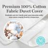 Martha Stewart Goose Feather Down Fiber Cotton Comforter Queen Size, Feather Duvet Insert Queen, Hotel Collection Hypoallergenic Comforter 58oz All Season Medium Warmth 90 x 90 Inch White(White/All Seasons)