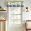 Martha Stewart Lemons 3-Piece Window Curtain Valance and Tiers Set, Yellow(Yellow)