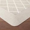 Martha Stewart Miles Modern Diamond Anti-Fatigue Air-Infused Kitchen Mat, Spice Red, 19.6″x32″(Beige)