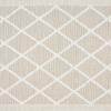 Martha Stewart Miles Modern Diamond Anti-Fatigue Air-Infused Kitchen Mat, Spice Red, 19.6″x32″(Beige)