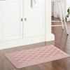 Martha Stewart Miles Modern Diamond Anti-Fatigue Air-Infused Kitchen Mat, Spice Red, 19.6″x32″(Spice Red)