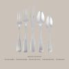 Martha Stewart Watercliffe 16 pc Flatware Silverware Set – Stainless Steel Utensils – Forks, Spoons, Knives – Service for 4 – Linen(Halsey (Mirror Polish))