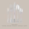 Martha Stewart Watercliffe 16 pc Flatware Silverware Set – Stainless Steel Utensils – Forks, Spoons, Knives – Service for 4 – Linen(Perrine (Mirror Polish))