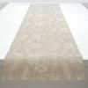 Martha by Martha Stewart | Chilewich Damask Table Runner in Abalone – Easy Care Woven Textile – Indoor/Outdoor – Stain/Fade Resistant – 14″ x 72″(Flax)