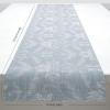 Martha by Martha Stewart | Chilewich Damask Table Runner in Abalone – Easy Care Woven Textile – Indoor/Outdoor – Stain/Fade Resistant – 14″ x 72″(Sea)