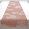 Martha by Martha Stewart | Chilewich Rosette 14”x72” Table Runner in Burnt Coral(Burnt Coral)