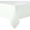 Martha Stewart Daisy Stripe Tablecloth Single Pack, Beige/Brown, 60″x84″(Mint)