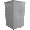 Martha Stewart Storage Collapsible Home Laundry Collection, Laundry Hamper with Wheels, Cottage Dot(Grey)