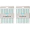 Martha Stewart Swedish Kitchen Absorbent Sponge Dish Cloths, Polka Dots, 8 Count(Teal Stripes)