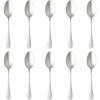 Martha Stewart Watercliffe 16 pc Flatware Silverware Set – Stainless Steel Utensils – Forks, Spoons, Knives – Service for 4 – Linen(Alness (Mirror Polish))