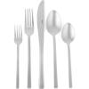 Martha Stewart Watercliffe 16 pc Flatware Silverware Set – Stainless Steel Utensils – Forks, Spoons, Knives – Service for 4 – Linen(Southland (Mirror Polish))