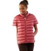 Martha Stewart Womens Puffy Down Vest, Lightweight Casual Short Sleeve Vest Jacket, Quilted Outerwear with Pockets(Terracotta)