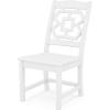 Martha Stewart by POLYWOOD® Chinoiserie Dining Side Chair in Sand(White)