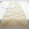 Martha by Martha Stewart | Chilewich Ribbons Table Runner in Wheat – Easy Care Woven Textile – Indoor/Outdoor – Stain/Fade Resistant – 14″ x 72″(Wheat)