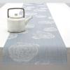 Martha by Martha Stewart | Chilewich Rosette 14”x72” Table Runner in Burnt Coral(Sea)