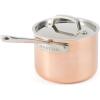 Martha by Martha Stewart 4-Quart Stainless Steel Saucepan w/Lid – Copper Exterior/Satin Interior(Copper)