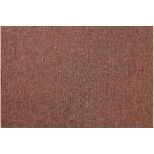 Chilewich Martha by Martha Stewart Heathered Shag Doormat in Flax – 18”x28 – Easy Care Welcome Mat – Premium Indoor/Outdoor Tufted Rug for Entry, Kitchen, Bath, Pool with Weatherproof Backing(Burnt Coral)