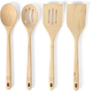 Martha Stewart Bainford 4-Piece Wooden Kitchen Tool Set – Ashwood