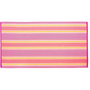 Martha Stewart Egyptian Cotton Bath Towels Set – 6 Piece, 2 Bath Towels – 2 Hand Towels – 2 Washcloths, Absorbent Bathroom Towels, Bathroom Essentials, Butter(X Coral Pink)