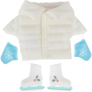 Martha Stewart Expansion Pack – Plush Robe and Sleep Mask for Martha on The Mantel Elf, Funny, Secret Santa Collectible, White Elephant Stocking Stuffer Gift(Expansion Pack 2)