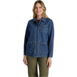 Martha Stewart Women’s Garden Chore Jacket, Lightweight Utility Coat, Casual Outerwear, Long Sleeve(Vintage Wash)
