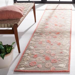 Martha Stewart x SAFAVIEH Area Rug Collection – 4′ x 6′, Cayenne Red, Handmade Wool & Viscose, Ideal for Living Room, Foyer, Bedroom, Accent Space (MSR3627B)(Cayenne Red)