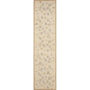 Martha Stewart x SAFAVIEH Area Rug Collection – 4′ x 6′, Cayenne Red, Handmade Wool & Viscose, Ideal for Living Room, Foyer, Bedroom, Accent Space (MSR3627B)(Nutshell/Brown)