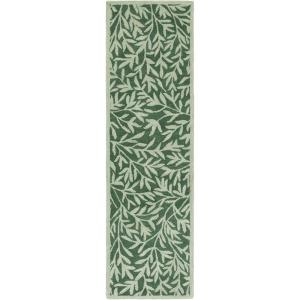 Martha Stewart x SAFAVIEH Area Rug Collection – 5′ x 8′, Green, Handmade Wool, Ideal for Living Room, Bedroom, Office, Dining Space (MSR3527Y)(Green)