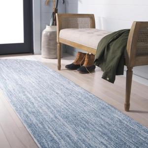 Martha Stewart x SAFAVIEH Area Rug Collection – 5′ x 8′, Green, Non-Shedding & Easy Cleaning, Ideal for Living Room, Bedroom, Office, Dining Space (MSR920Y)(Blue)