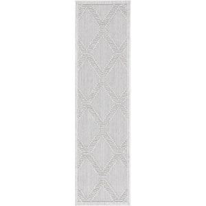 Martha Stewart x SAFAVIEH Outdoor Area Rug Collection – 8′ x 10′, Grey & Light Grey, Weather Resistant & Washable, Ideal for Patio, Backyard, Mudroom, Deck, Dining Space (MSRO226F)(Grey/Light Grey)