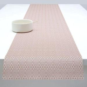 Martha by Martha Stewart | Chilewich Boxwood Table Runner in Burnt Coral – Easy Care Woven Textile – Indoor/Outdoor – Stain/Fade Resistant – 14″ x 72″(Burnt Coral)