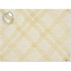Martha by Martha Stewart | Chilewich Ribbons Placemats in Burnt Coral – Set of 4 – Easy Care Woven Tabletop Textiles – Indoor/Outdoor – 18.5″ x 13.5″ Rectangle(Wheat)