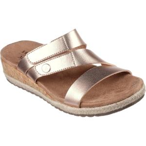 SKECHERS womens Martha Stewart Breezie – Shiny Luster(Rose Gold)