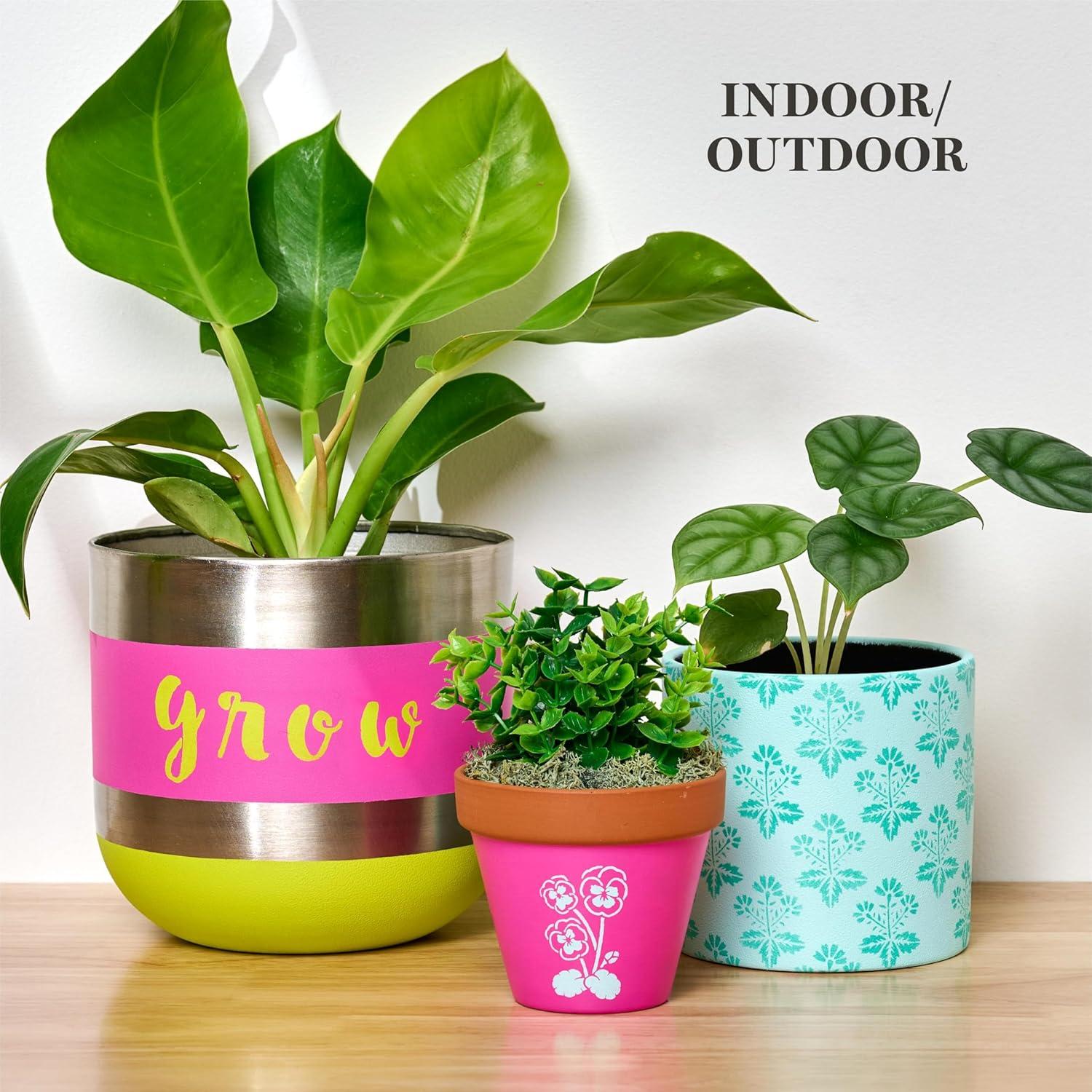 imageMartha Stewart MultiSurface Satin 12 pc Paint Set Spring BloomsSolar Brights