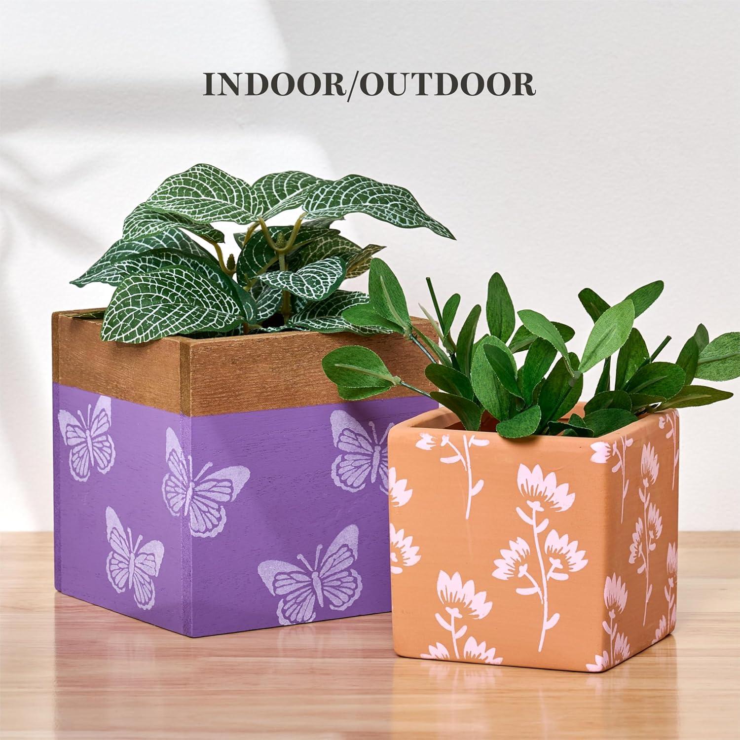 imageMartha Stewart MultiSurface Satin 12 pc Paint Set Spring BloomsSpring Blooms