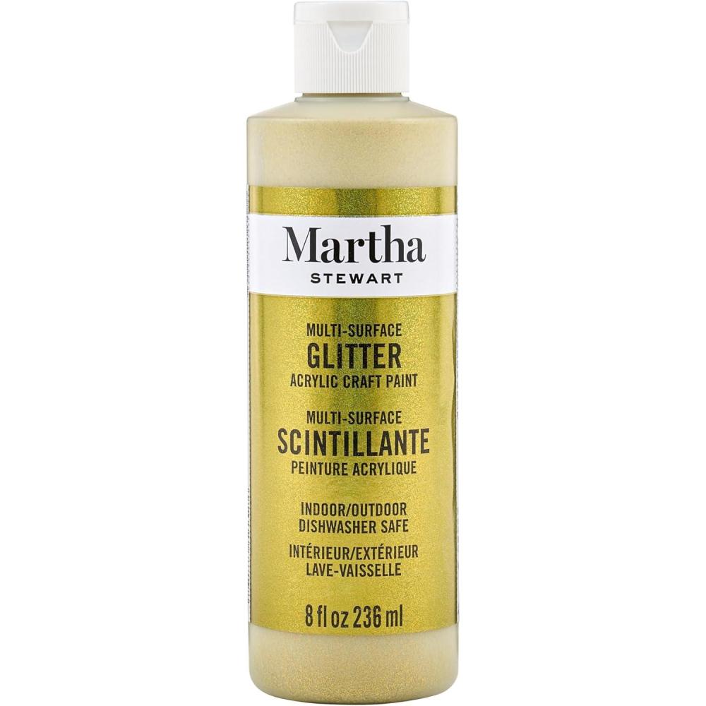 imageMartha Stewart Satin Acrylic Craft Paint Scallion 8 ozFlorentine Gold