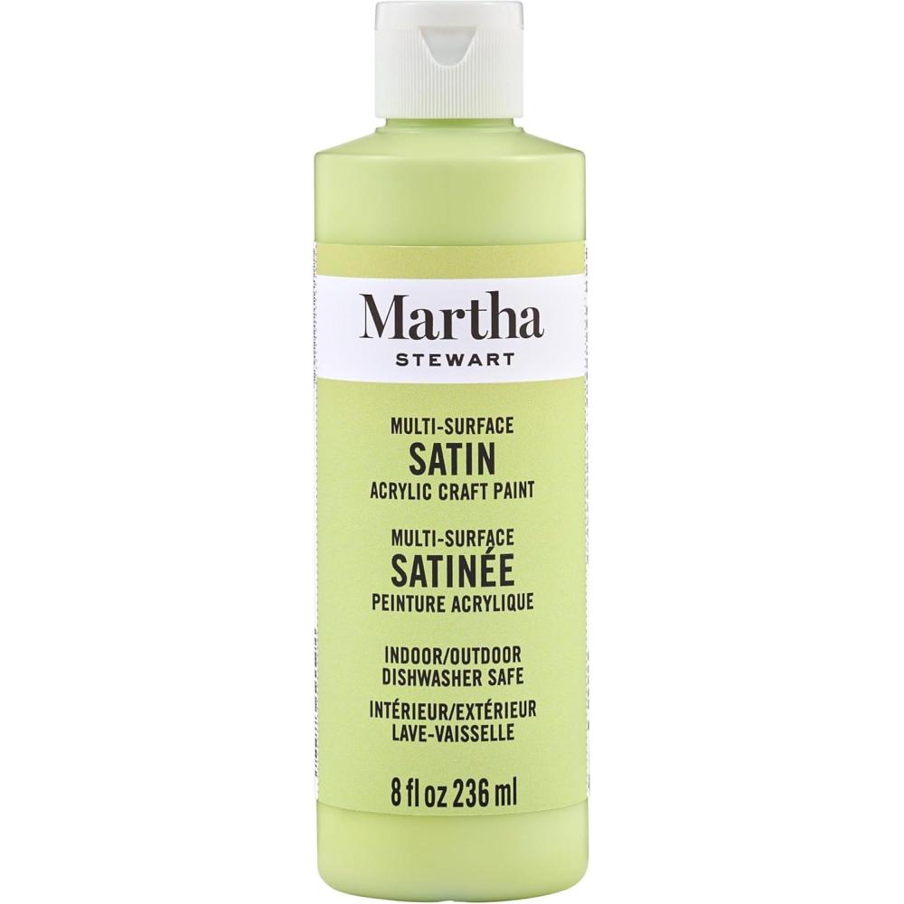 imageMartha Stewart Satin Acrylic Craft Paint Scallion 8 ozScallion