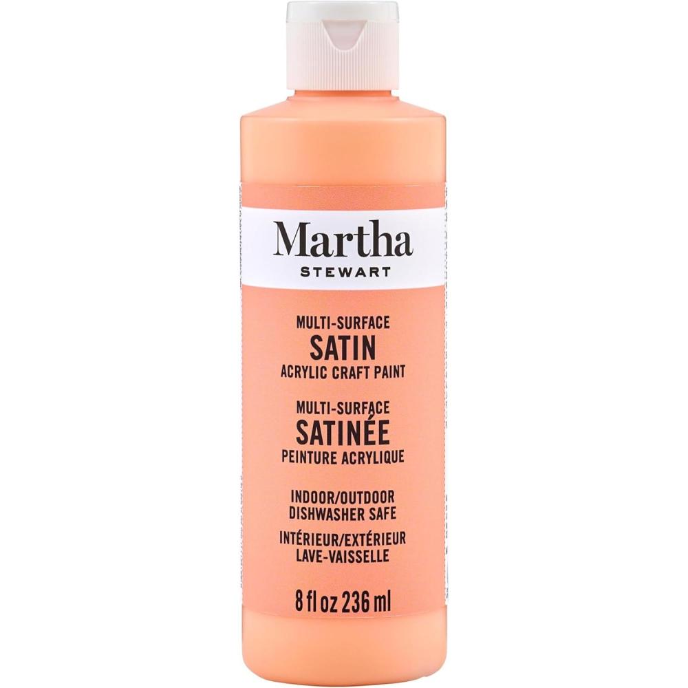 imageMartha Stewart Satin Acrylic Craft Paint Scallion 8 ozWild Salmon