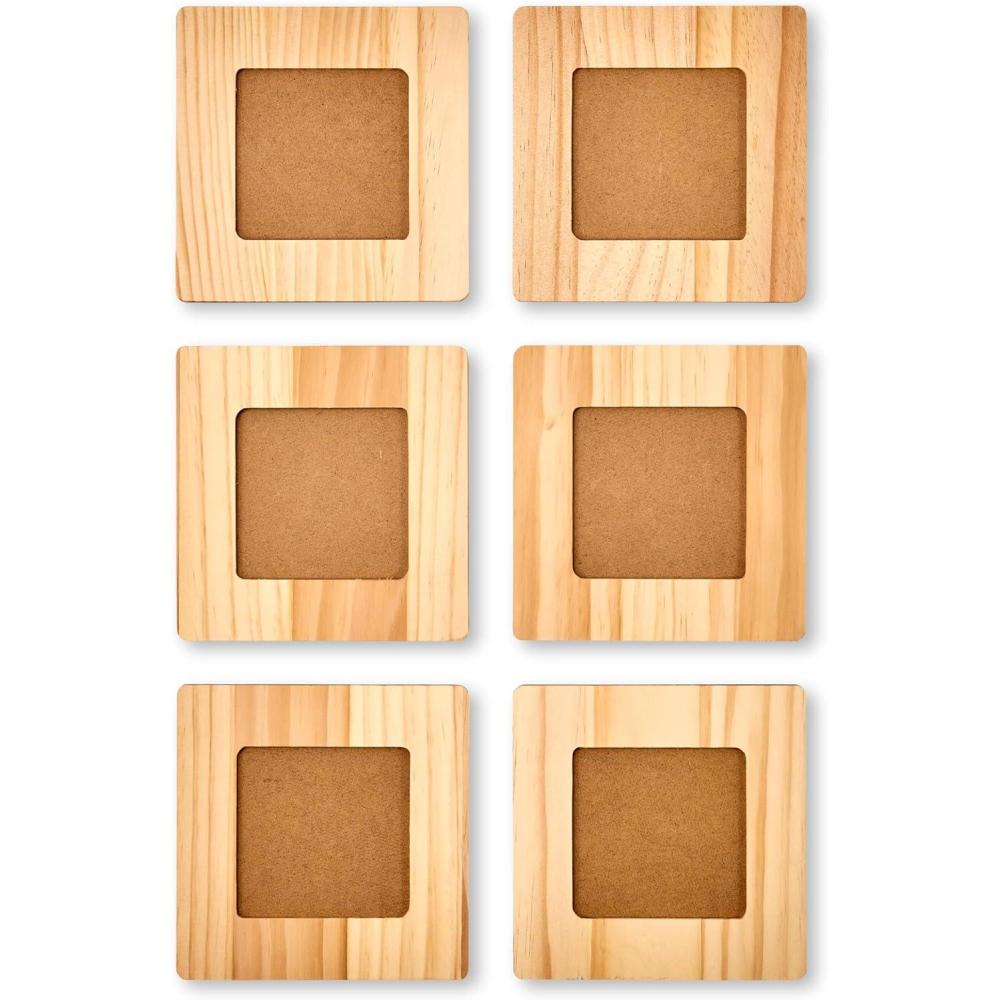 imageMartha Stewart Square Wood Frames Set 6 pcs