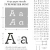 Martha Stewart, Classic Alphabet Paper Lettering Stencil and Tool Kit, 150 pc(Classic Alphabet)