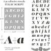 Martha Stewart, Classic Alphabet Paper Lettering Stencil and Tool Kit, 150 pc(Modern Fonts)