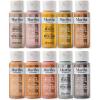 Martha Stewart, Multi-Surface Specialty 10 pc Paint Set, Mixed Metals(Mixed Metals)
