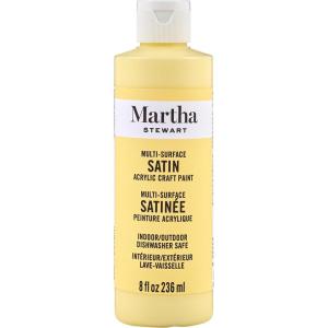 Martha Stewart Satin Acrylic Craft Paint, Scallion, 8 oz(Couscous)