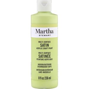 Martha Stewart Satin Acrylic Craft Paint, Scallion, 8 oz(Scallion)